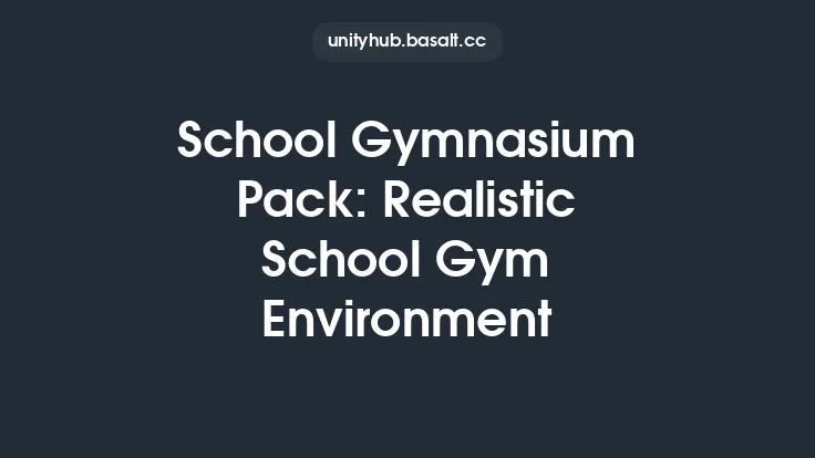 School Gymnasium Pack: Realistic School Gym Environment Thumbnail