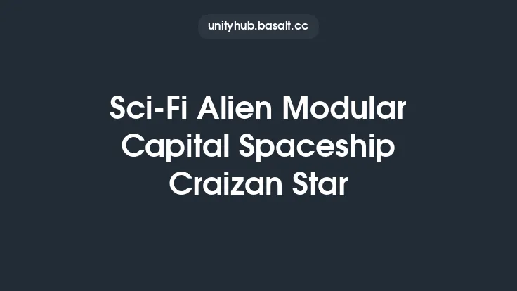 Sci-Fi Alien Modular Capital Spaceship Craizan Star Thumbnail