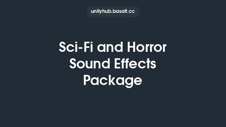 Sci-Fi and Horror Sound Effects Package Thumbnail
