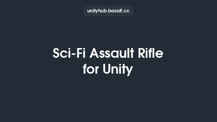 Sci-Fi Assault Rifle for Unity Thumbnail