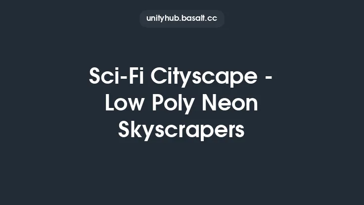Sci-Fi Cityscape - Low Poly Neon Skyscrapers Thumbnail
