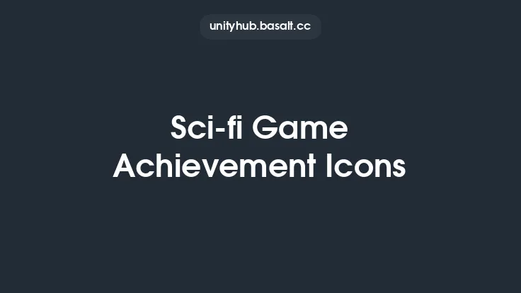 Sci-fi Game Achievement Icons Thumbnail