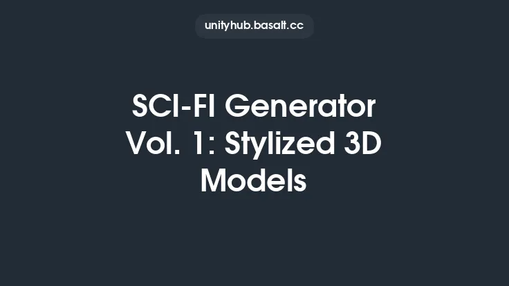 SCI-FI Generator Vol. 1: Stylized 3D Models Thumbnail
