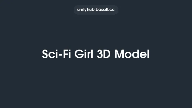 Sci-Fi Girl 3D Model Thumbnail