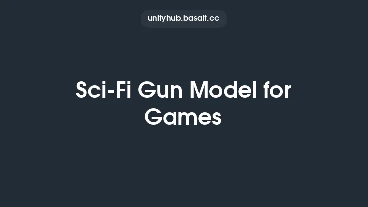 Sci-Fi Gun Model for Games Thumbnail