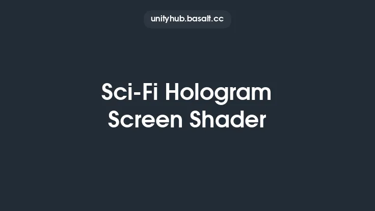 Sci-Fi Hologram Screen Shader Thumbnail