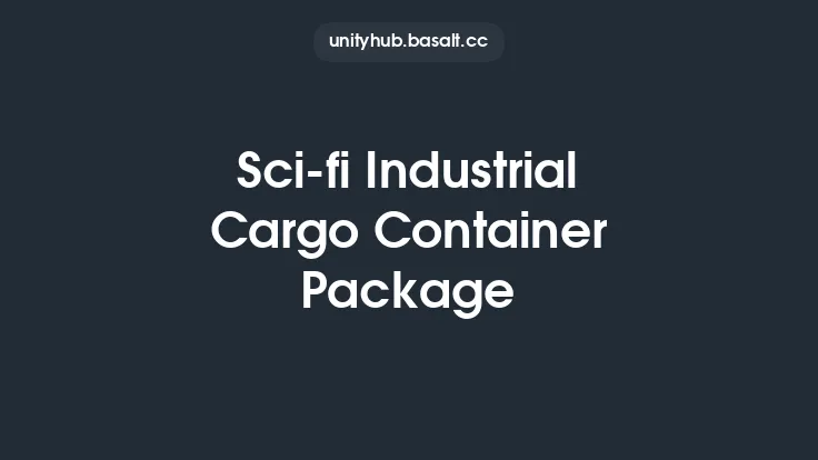 Sci-fi Industrial Cargo Container Package Thumbnail
