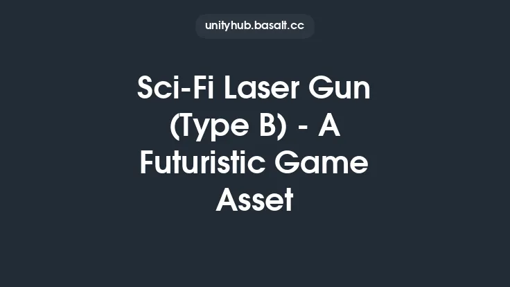 Sci-Fi Laser Gun (Type B) - A Futuristic Game Asset Thumbnail