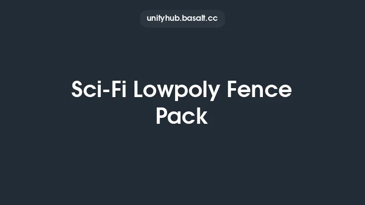 Sci-Fi Lowpoly Fence Pack Thumbnail