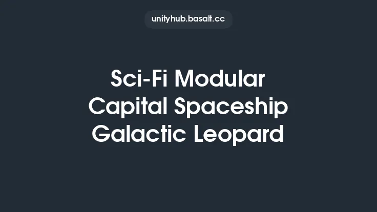Sci-Fi Modular Capital Spaceship Galactic Leopard Thumbnail