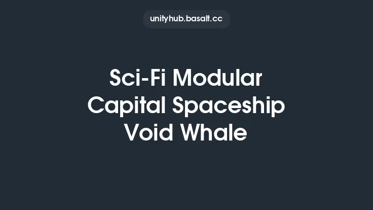 Sci-Fi Modular Capital Spaceship Void Whale Thumbnail