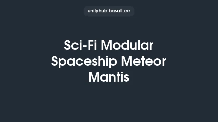 Sci-Fi Modular Spaceship Meteor Mantis Thumbnail