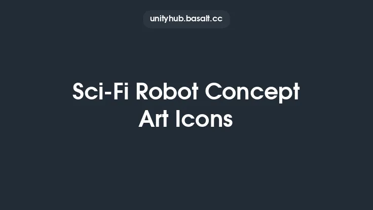 Sci-Fi Robot Concept Art Icons Thumbnail