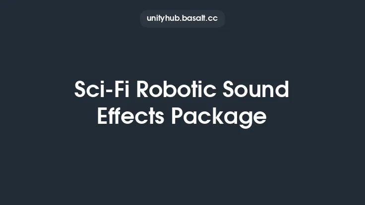 Sci-Fi Robotic Sound Effects Package Thumbnail