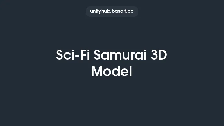 Sci-Fi Samurai 3D Model Thumbnail