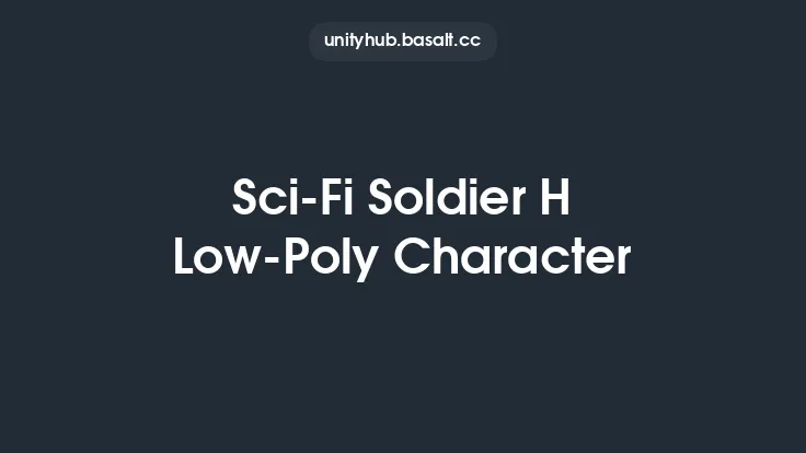 Sci-Fi Soldier H Low-Poly Character Thumbnail