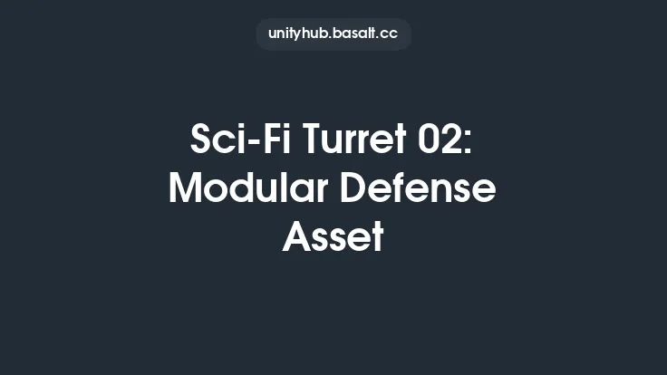 Sci-Fi Turret 02: Modular Defense Asset Thumbnail
