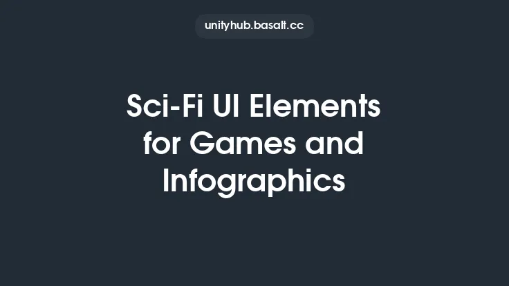 Sci-Fi UI Elements for Games and Infographics Thumbnail