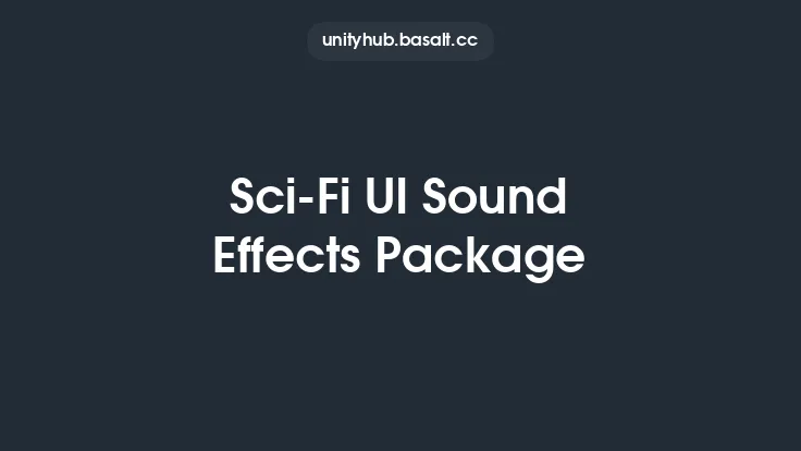 Sci-Fi UI Sound Effects Package Thumbnail
