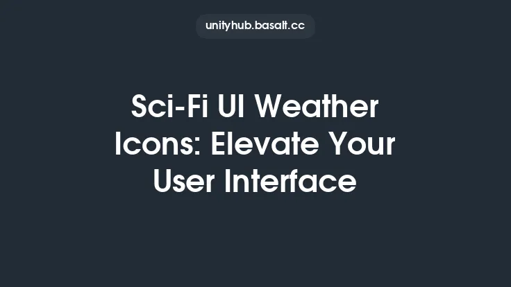 Sci-Fi UI Weather Icons: Elevate Your User Interface Thumbnail
