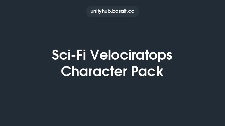 Sci-Fi Velociratops Character Pack Thumbnail