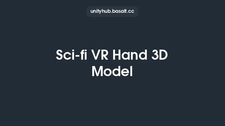 Sci-fi VR Hand 3D Model Thumbnail
