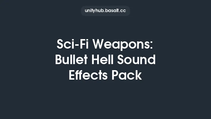 Sci-Fi Weapons: Bullet Hell Sound Effects Pack Thumbnail