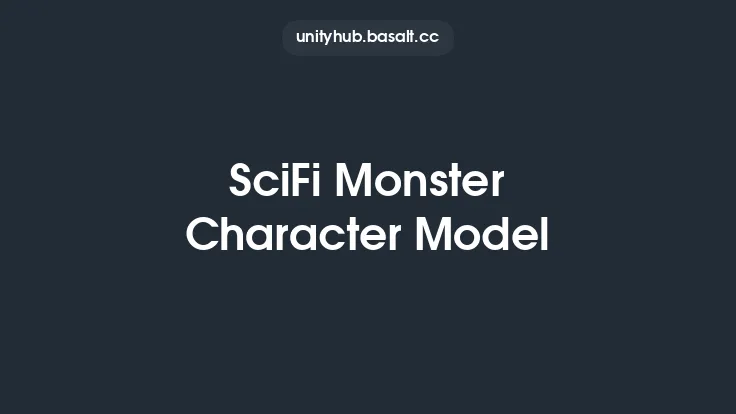 SciFi Monster Character Model Thumbnail