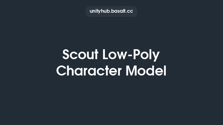 Scout Low-Poly Character Model Thumbnail