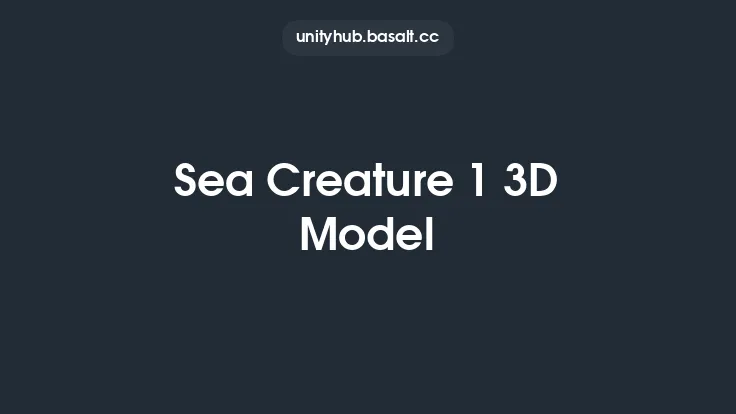 Sea Creature 1 3D Model Thumbnail
