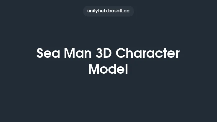 Sea Man 3D Character Model Thumbnail
