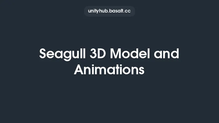 Seagull 3D Model and Animations Thumbnail