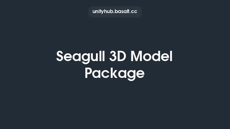 Seagull 3D Model Package Thumbnail