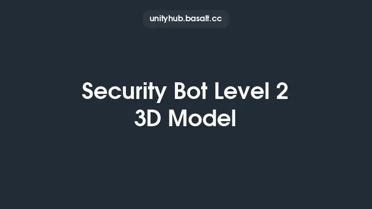 Security Bot Level 2 3D Model Thumbnail
