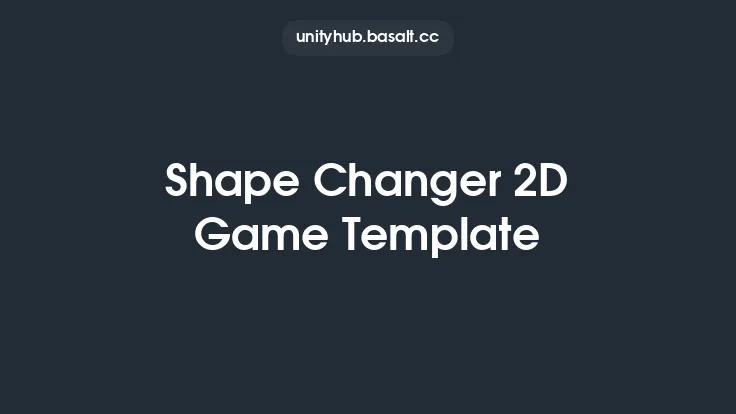 Shape Changer 2D Game Template Thumbnail