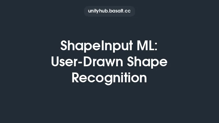 ShapeInput ML: User-Drawn Shape Recognition Thumbnail