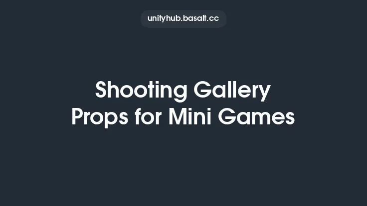 Shooting Gallery Props for Mini Games Thumbnail