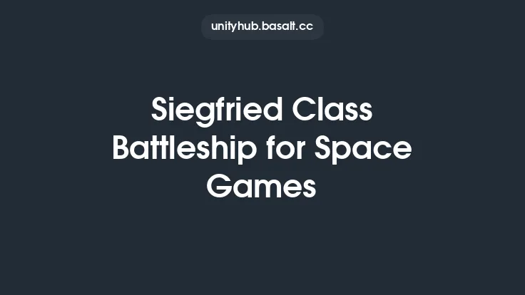 Siegfried Class Battleship for Space Games Thumbnail
