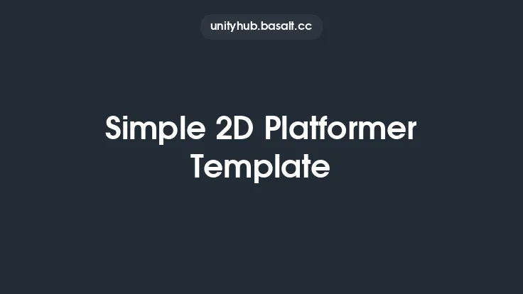 Simple 2D Platformer Template Thumbnail