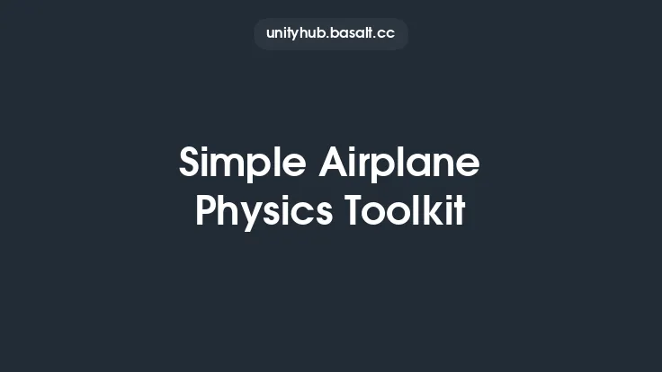 Simple Airplane Physics Toolkit Thumbnail