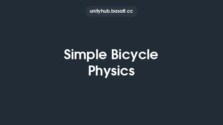 Simple Bicycle Physics Thumbnail