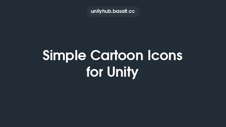 Simple Cartoon Icons for Unity Thumbnail