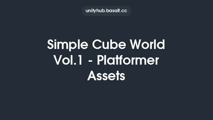 Simple Cube World Vol.1 - Platformer Assets Thumbnail