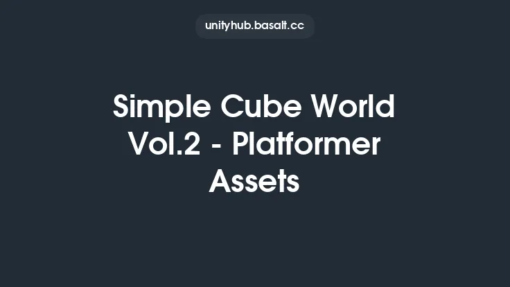 Simple Cube World Vol.2 - Platformer Assets Thumbnail