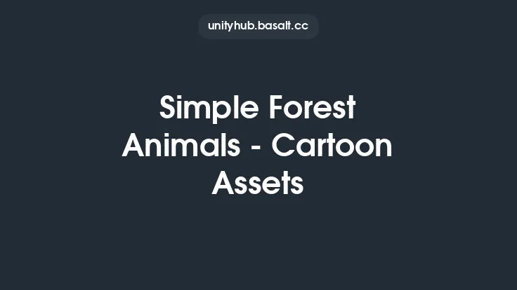Simple Forest Animals - Cartoon Assets Thumbnail
