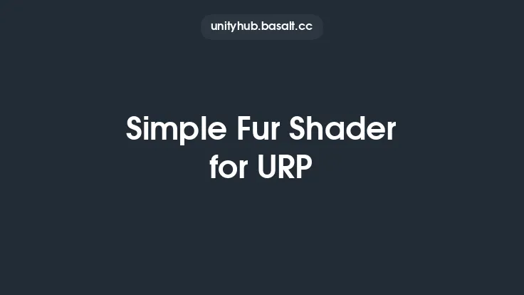 Simple Fur Shader for URP Thumbnail