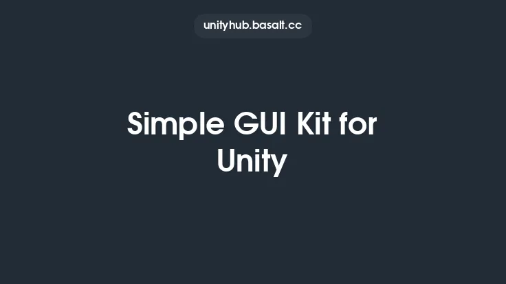 Simple GUI Kit for Unity Thumbnail