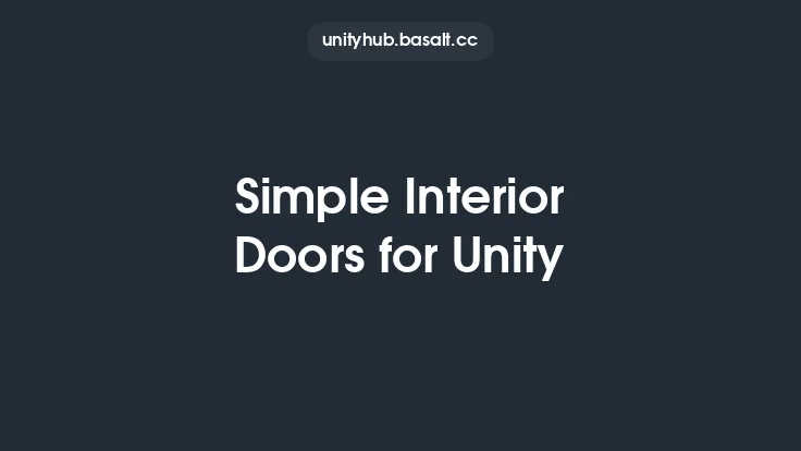 Simple Interior Doors for Unity Thumbnail