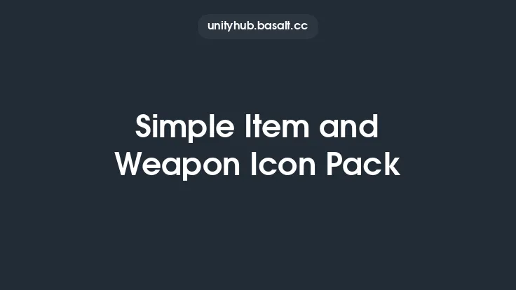 Simple Item and Weapon Icon Pack Thumbnail