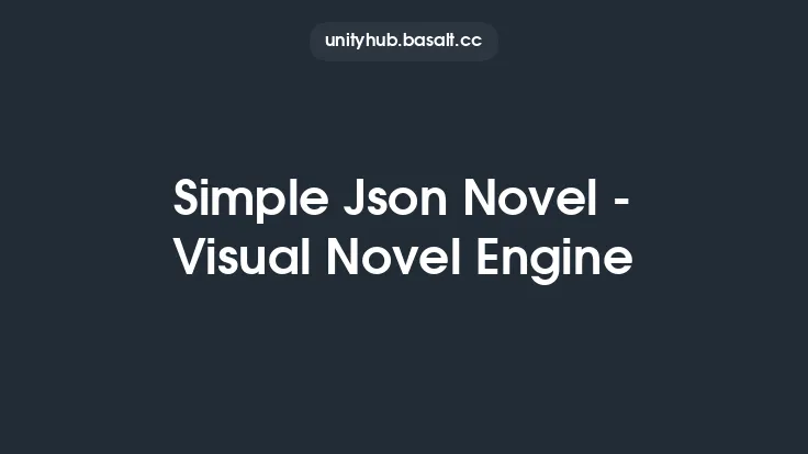 Simple Json Novel - Visual Novel Engine Thumbnail